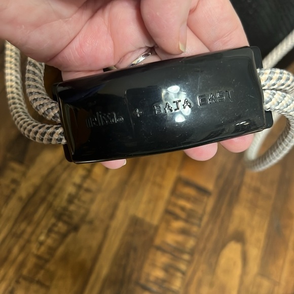 Melissa Bag faux Black Snakeskin Bucket + Baja East Drawstring - Picture 6 of 15